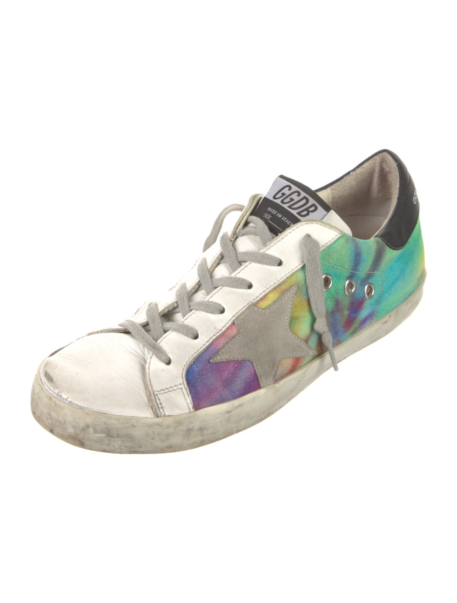 Golden Goose Canvas Printed Sneakers
